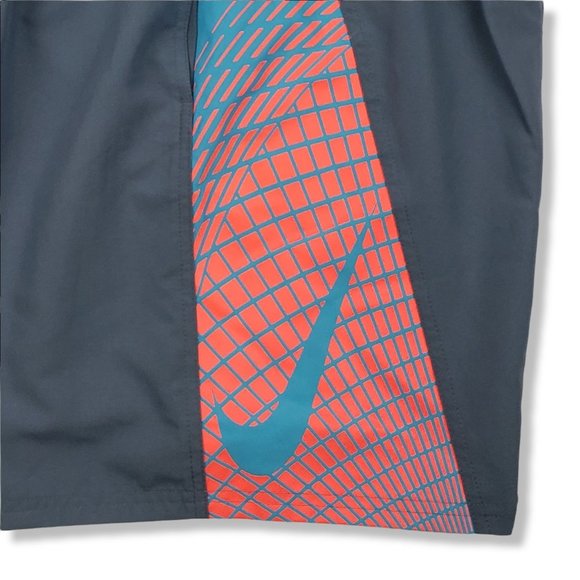 Nike 7” Clash Volley Men’s Swim Shorts NESS7430 Grey/Blue Size M - Picture 4 of 13